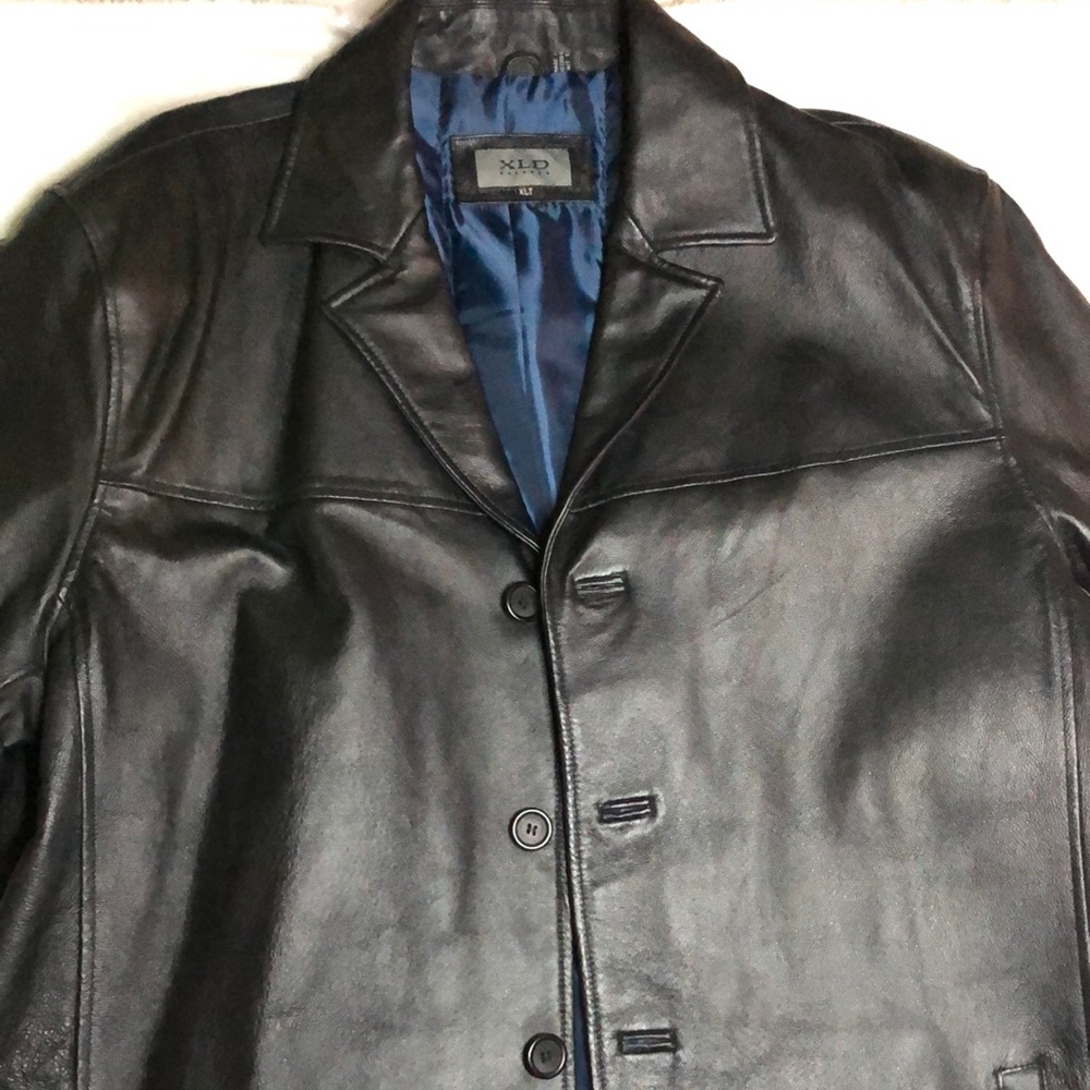 Men's Black Leather Jacket